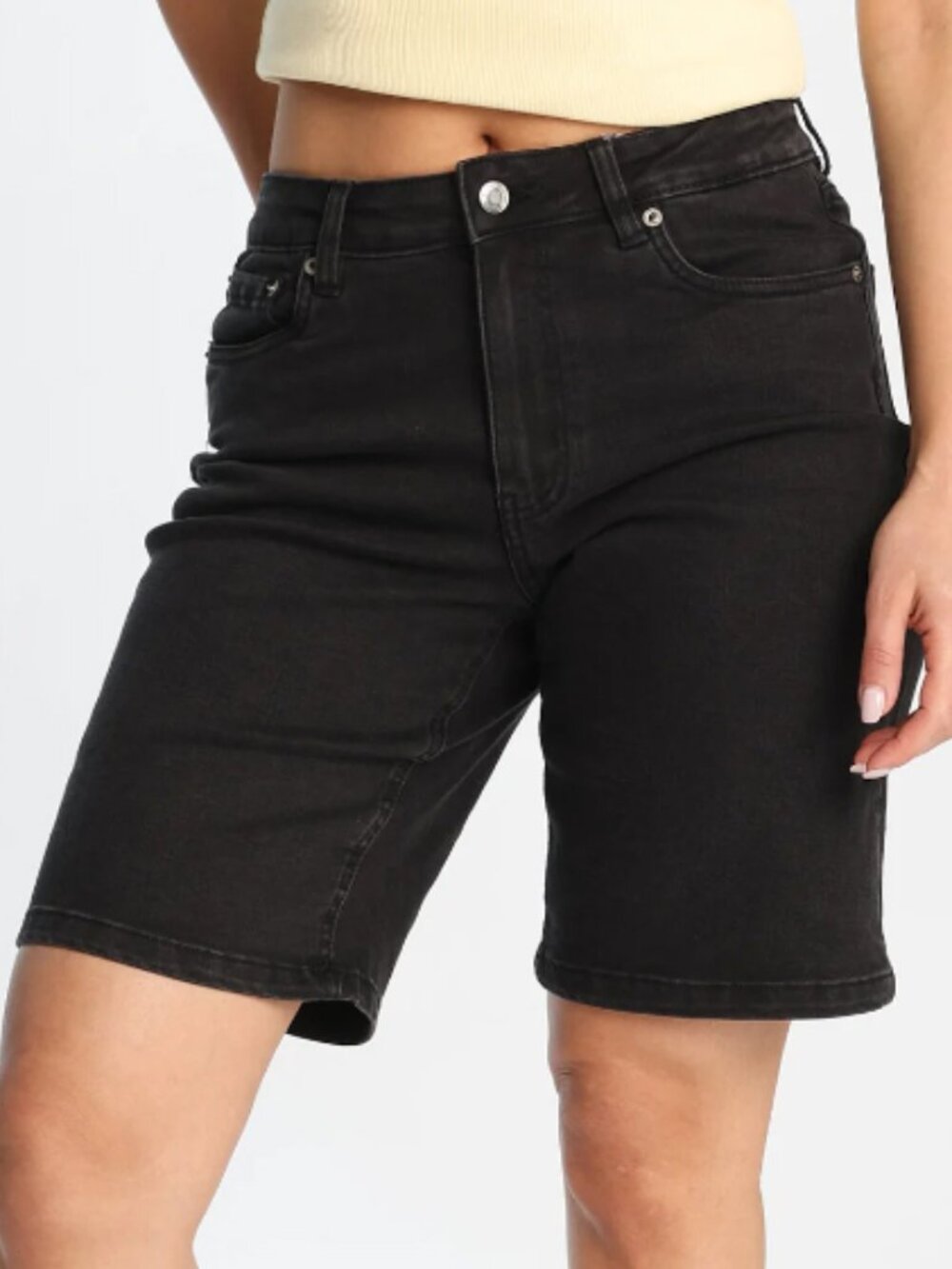 NWT Bluenotes High Rise Jorts Large